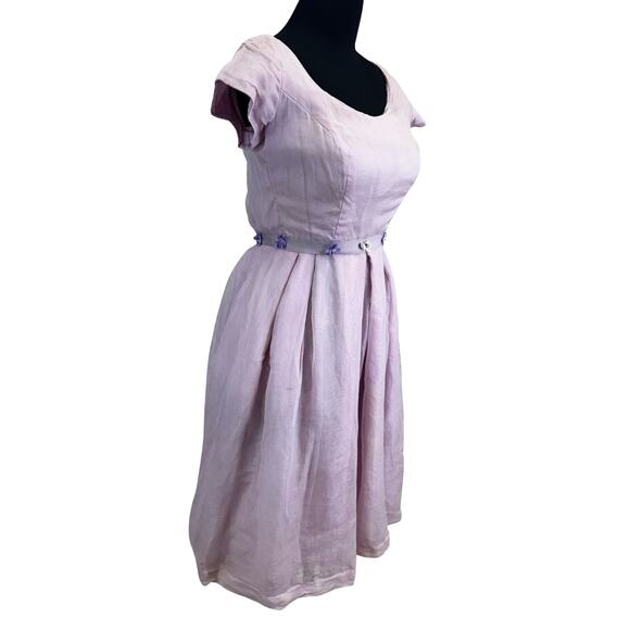 1950s Lavender Party Dress – Miss Betsy for Trask’s of Erie – Junior Size 5 - Picture 11 of 16